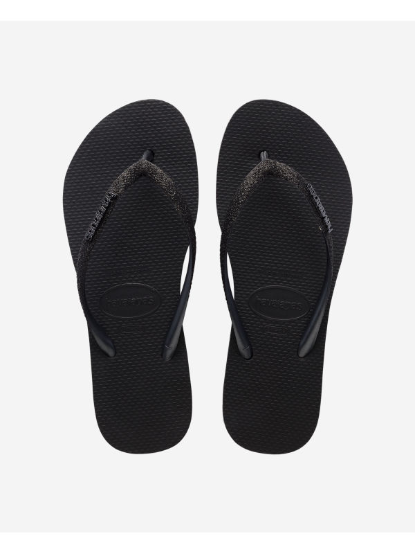 Havaianas Slim Flatform Sparkle - BLACK