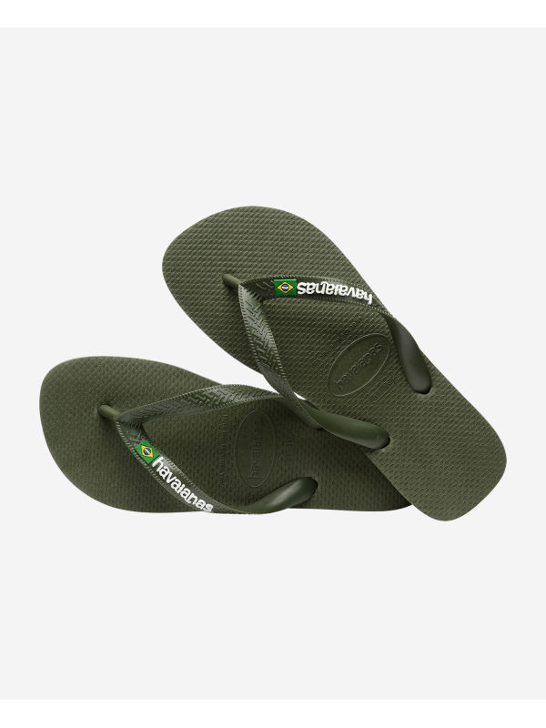Havaianas Brasil Logo - GREEN/GREEN