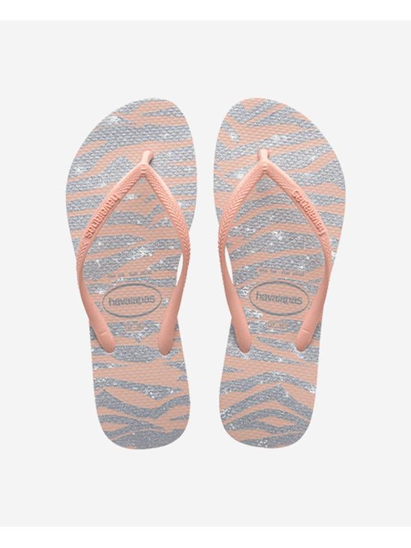 Havaianas Slim Animals Glitter - BALLET ROSE
