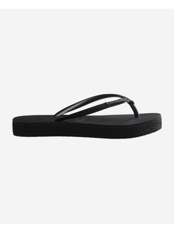 Havaianas Slim Flatform Sparkle - BLACK
