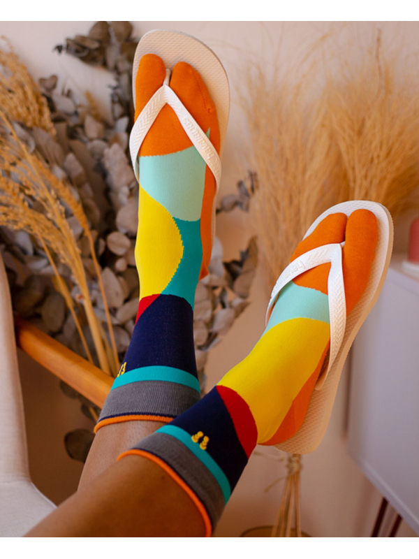 Havaianas Calzini con stampa - ORANGE/GREEN